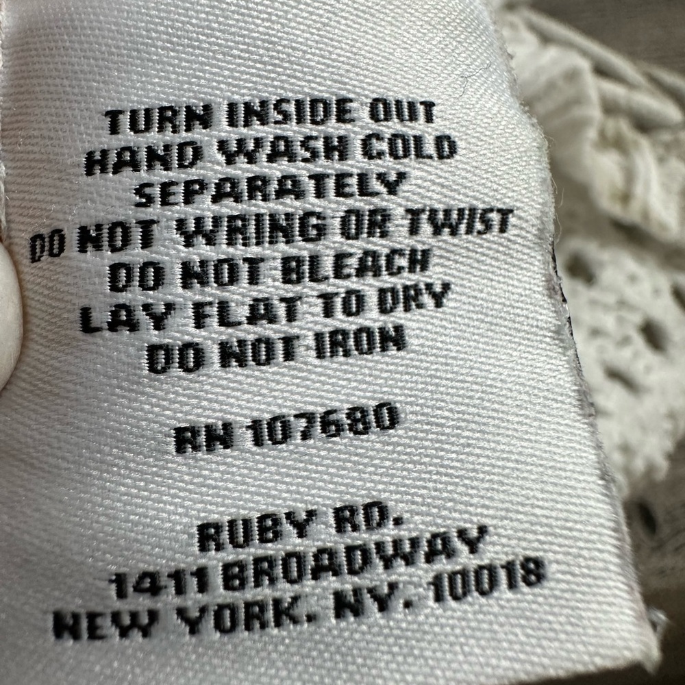 Ruby Rd. White Knit Top - Picture 7 of 7